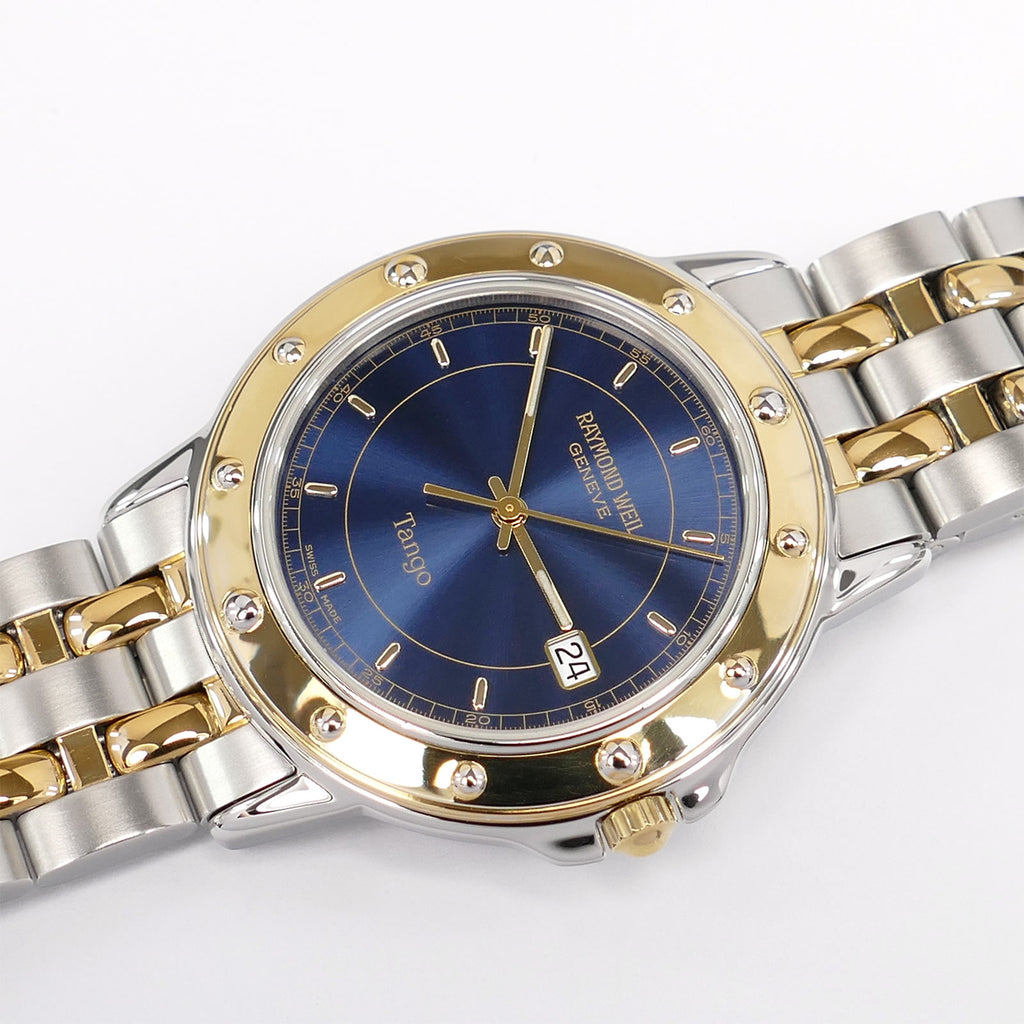 Raymond Weil Tango 5560 Blue Sunburst Dial