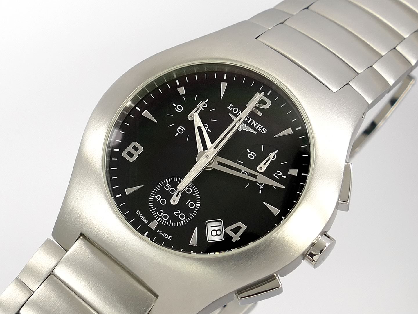 Longines Oposition Chronograph Black L3.618.4 with date display