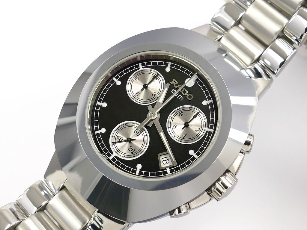 Rado Diastar Chronograph 541.0638.3 Black with date display
