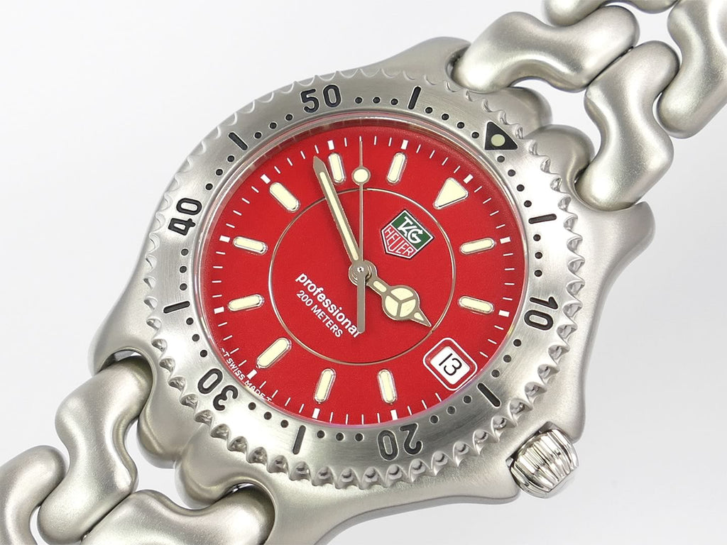TAG Heuer SEL Red Dial WG111C with date