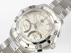 TAG Heuer Aquaracer Calibre S Silver CAF7011.BA0815 1/100th second chronograph