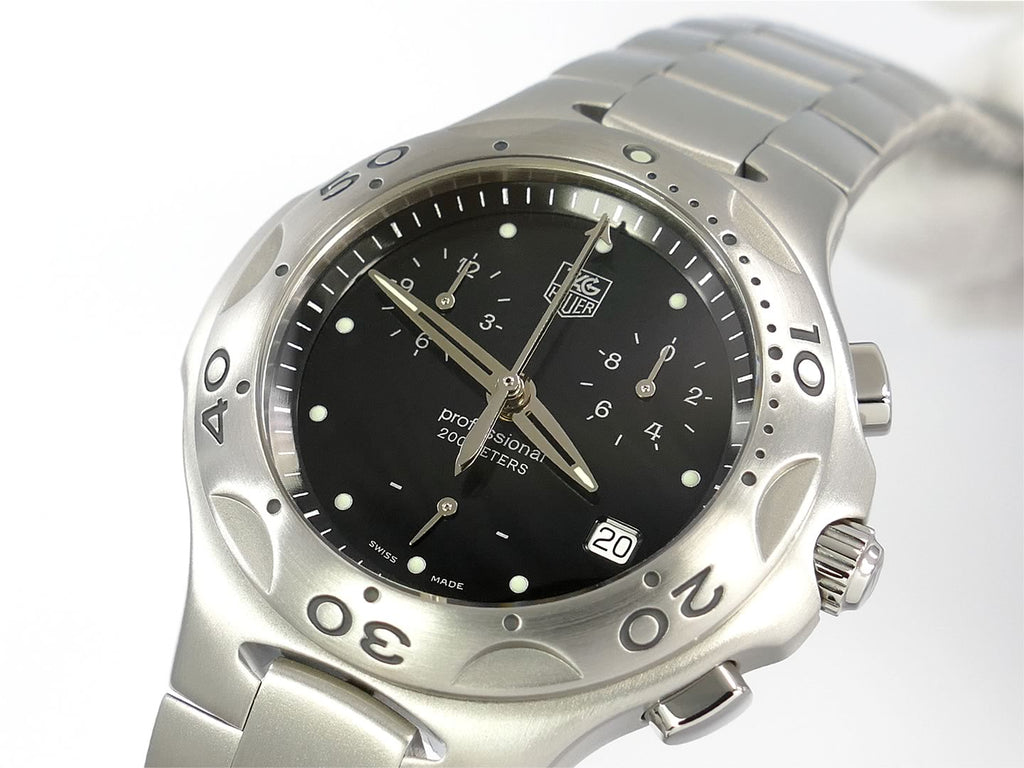 TAG Heuer Kirium Chronograph Black Dial CL1110-0 with date display