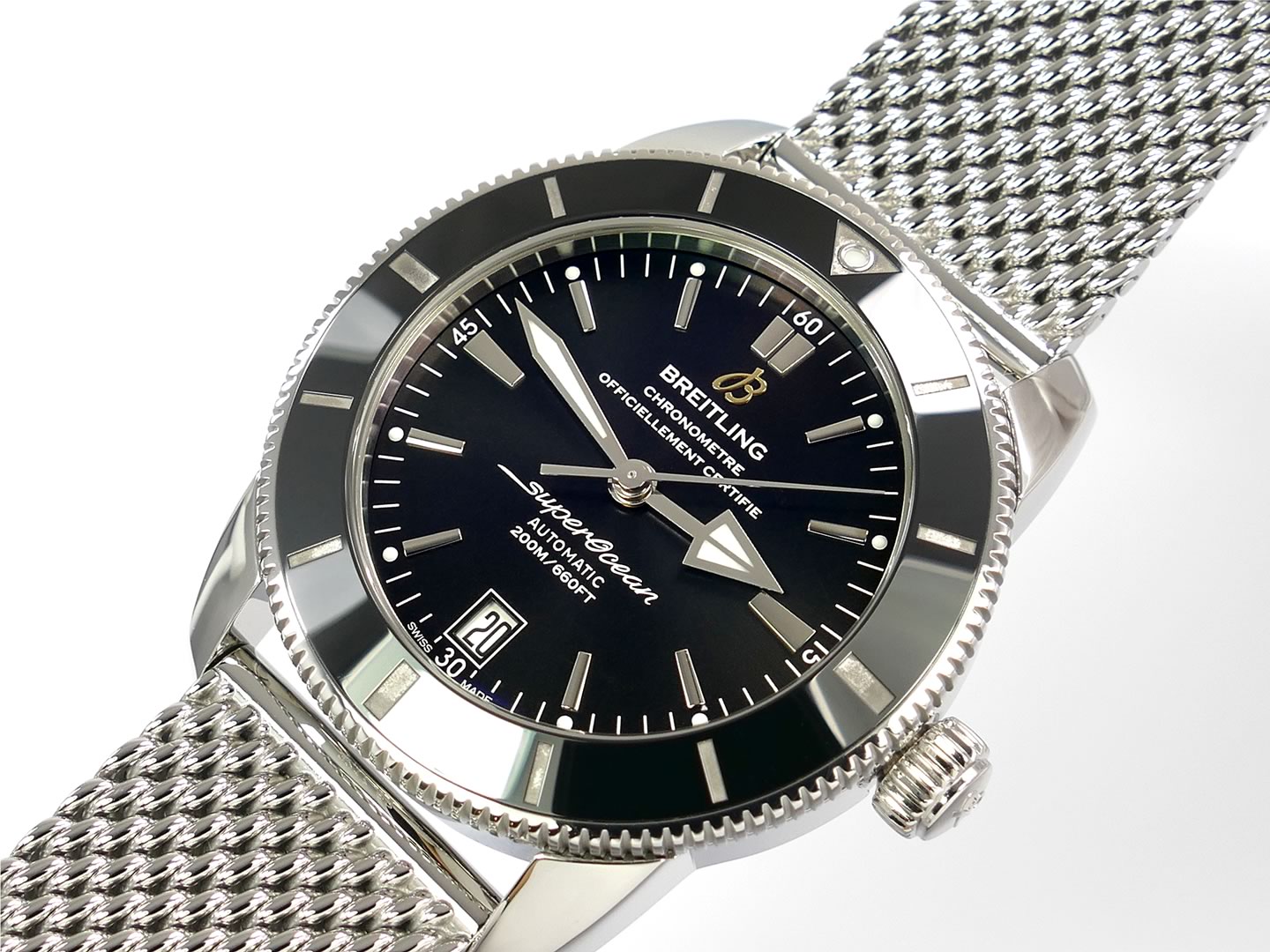 Breitling Superocean Héritage II 42 Black AB2010 with date