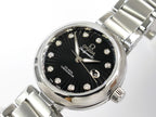 Omega De Ville Ladymatic Black Co-Axial Chronometer 425.30.34.20.51.001 date display