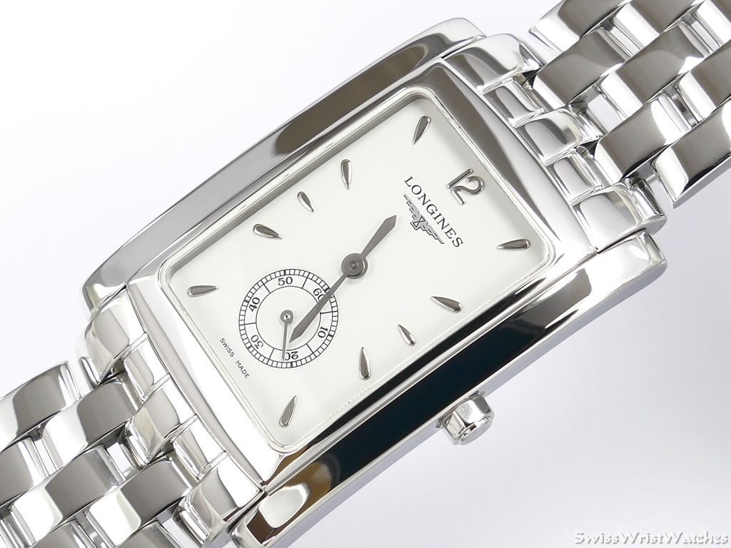 Longines DolceVita White L5.655.4.16.6 dial close up