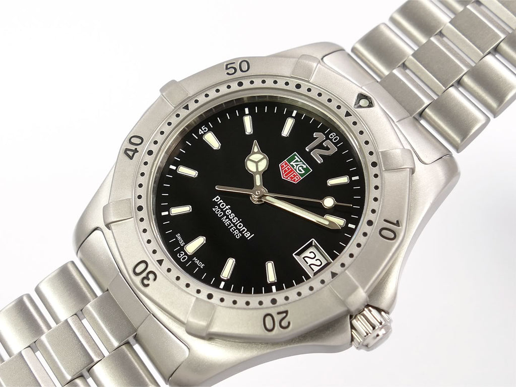 TAG Heuer 2000 Classic Black WK1110-1 with date