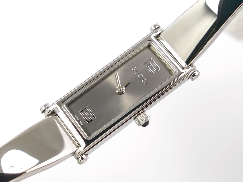 Gucci 1500 L Grey Dial with Arabic 12 and 6