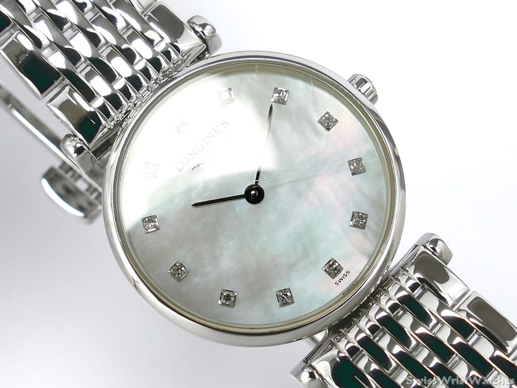 Longines La Grande Classique White Diamond Set Mother of Pearl L4.209.4.87.6