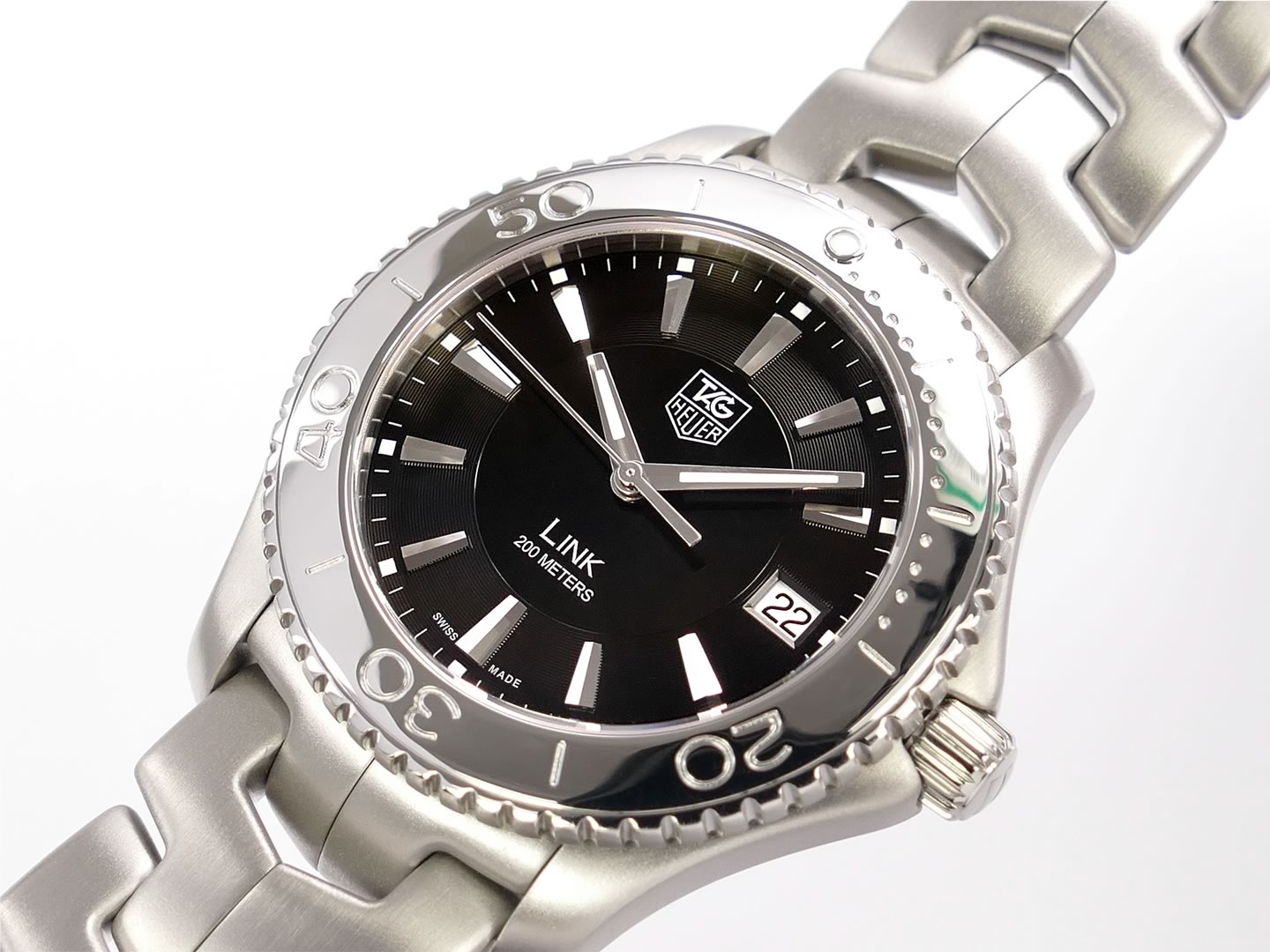 TAG Heuer Link Black WJ1110.BA0570 date display