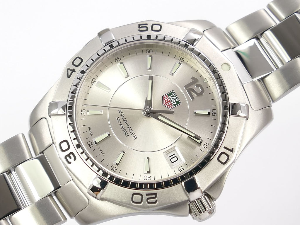 TAG Heuer Aquaracer Silver WAF1112.BA0801 rotating bezel
