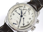 Longines Master Collection Silver L2.714.4.78.3 guilloche dial close up with Arabic numerals