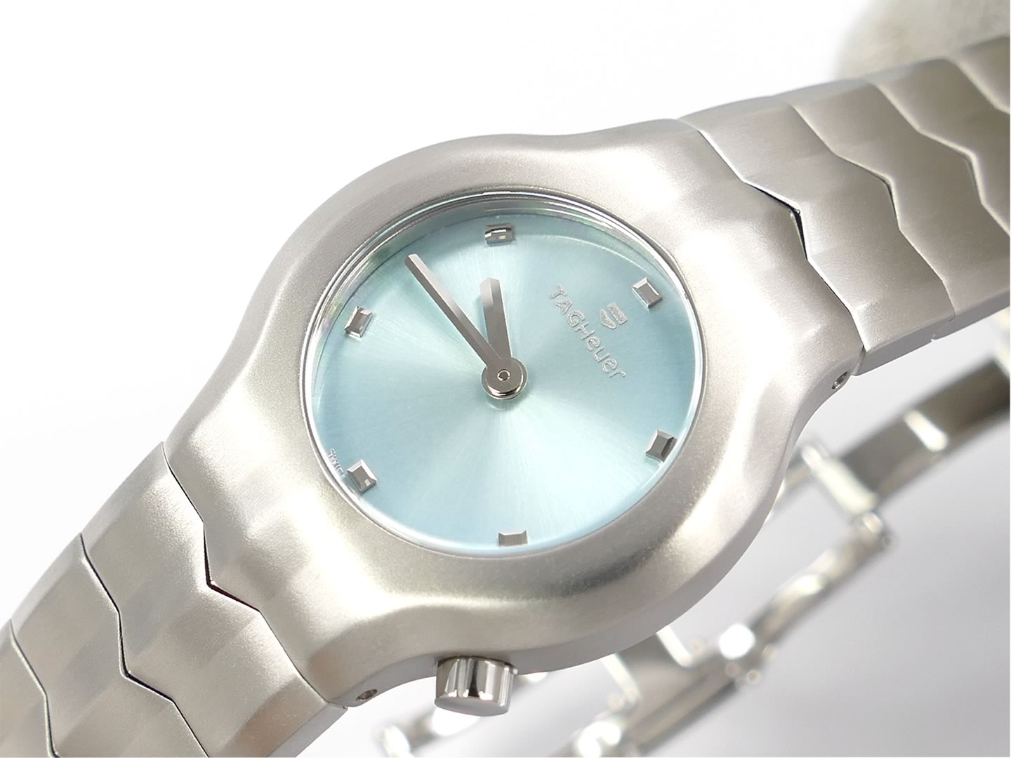 TAG Heuer Alter Ego WAA1413.BA0761 pale blue sunburst dial