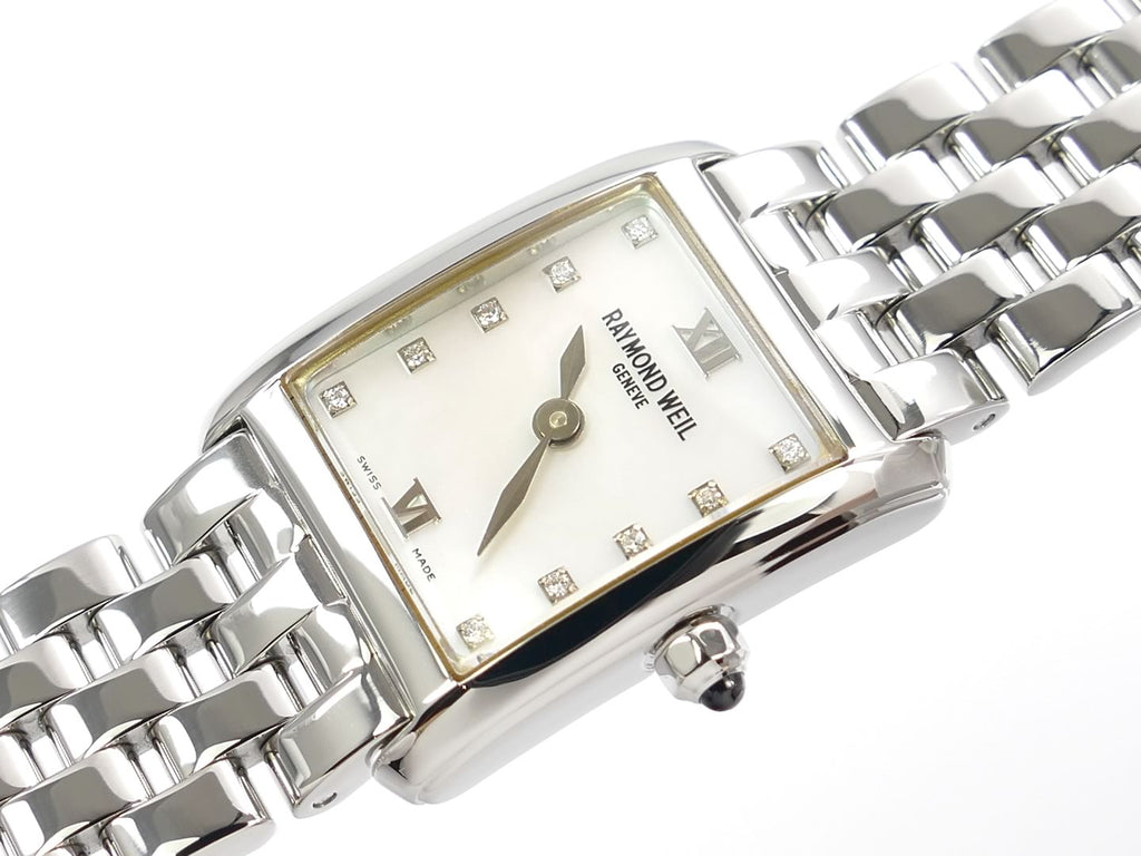 Raymond Weil Don Giovanni 5875-ST-00985 dial set with 10 diamonds