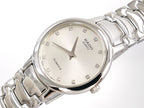 Rado Florence Silver 133.7591.2 sunburst dial set with 12 diamonds