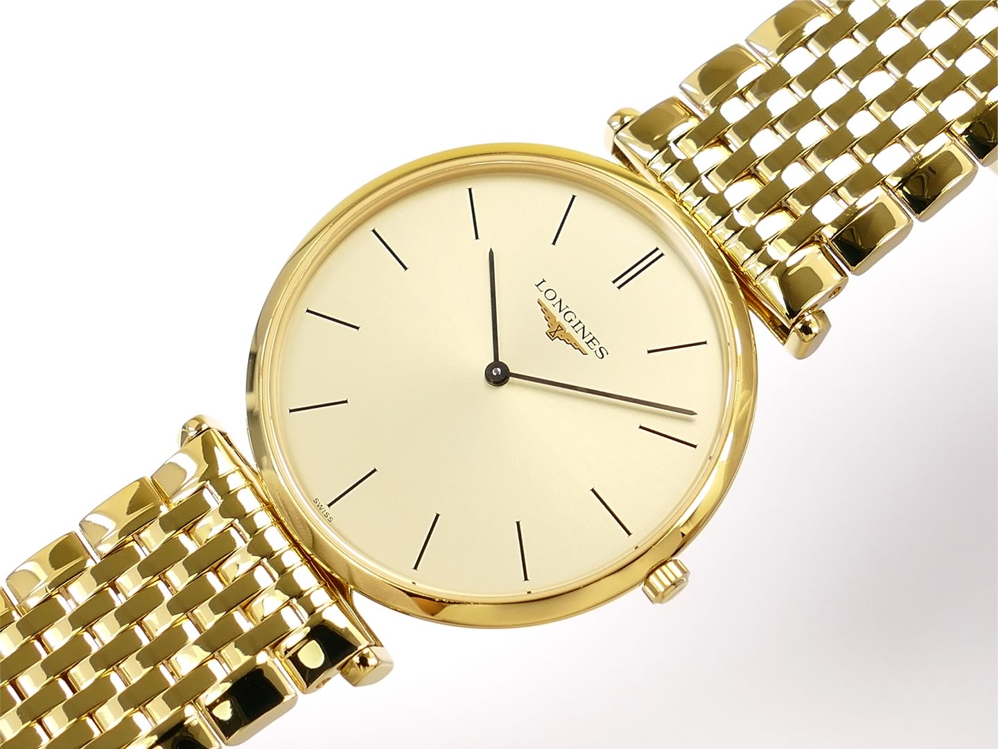 Longines La Grande Classique Champagne baton dial L4.709.2.32.8 