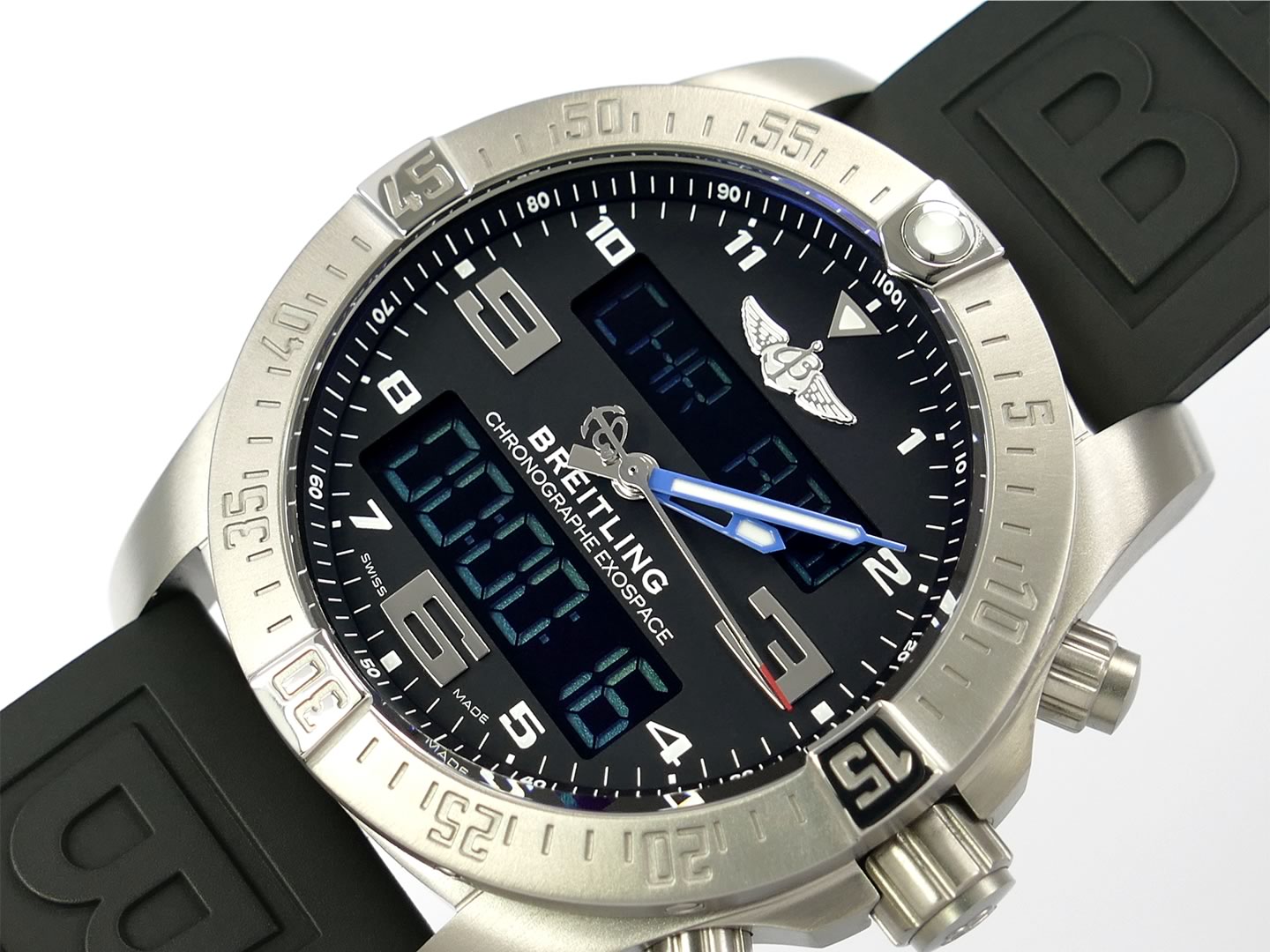 Breitling Exospace B55 twin digital displays