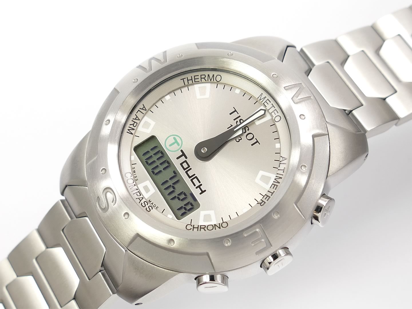 Tissot T-Touch Silver Dial Stainless Steel Z251/351 – SWWatches