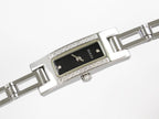 Gucci 3900L Black Dial Rectangular Stainless Steel watch