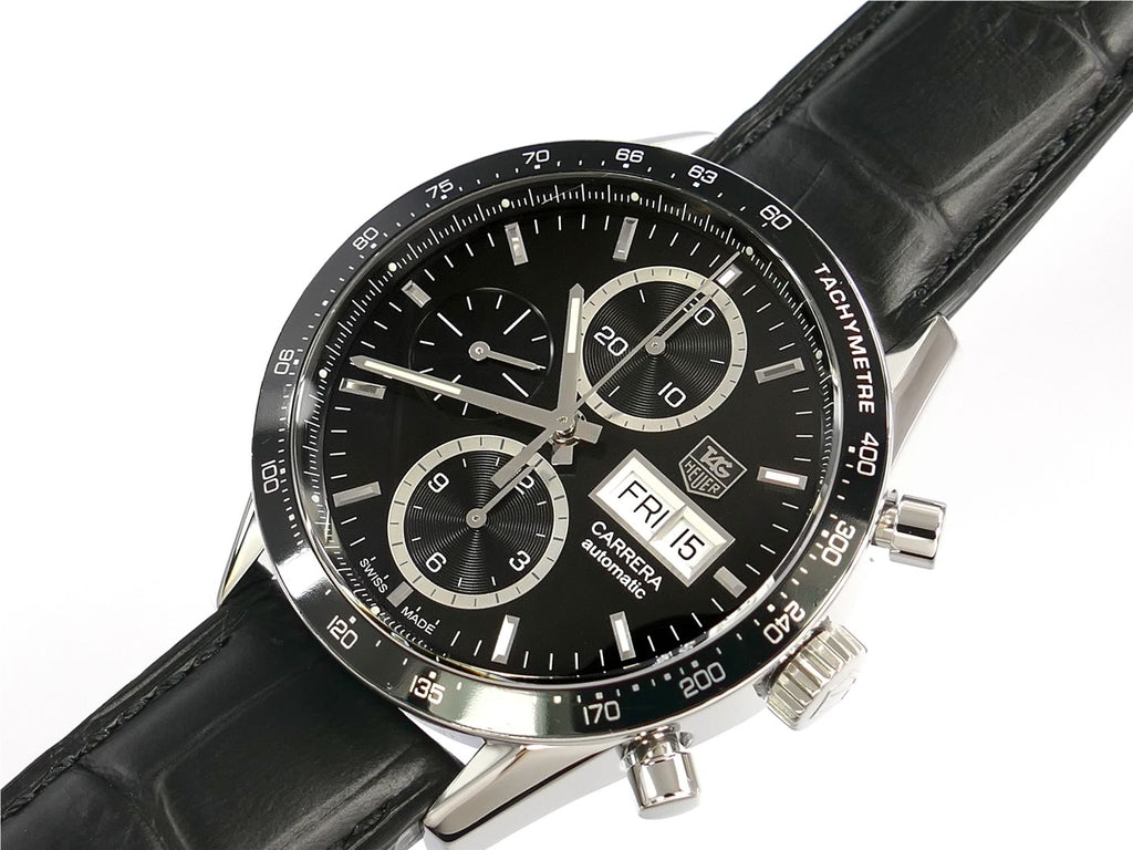 TAG Heuer Carrera Calibre 16 CV201AG tachymetre bezel