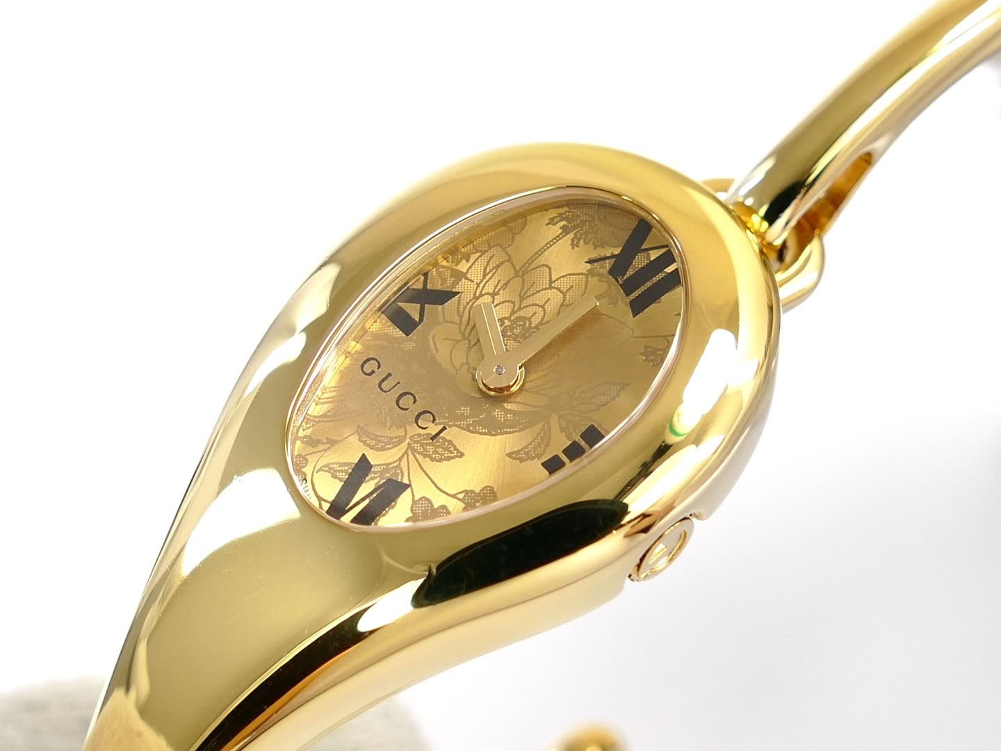 Gucci Horsebit 103 Champagne Floral Dial YA103534