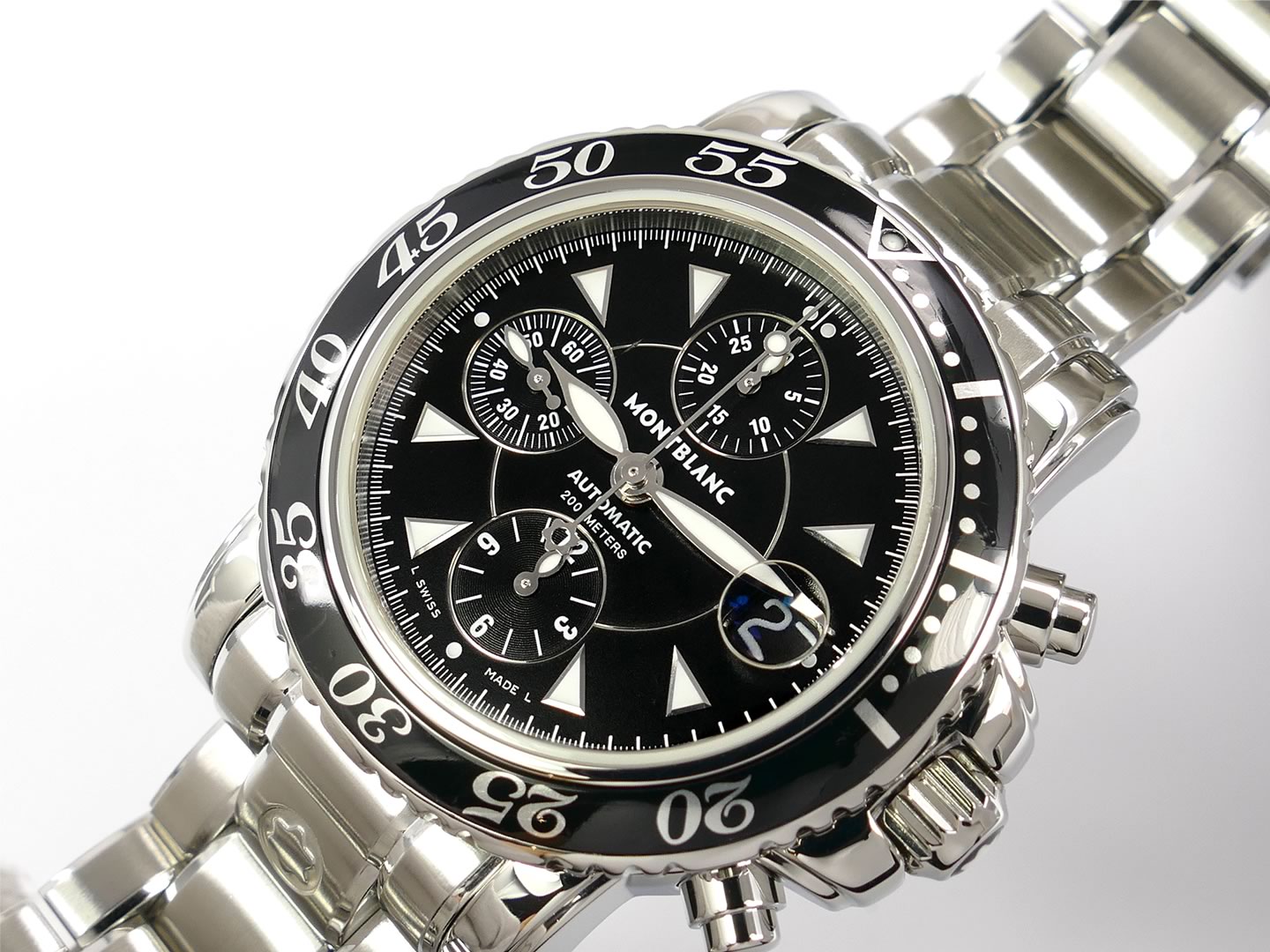 Montblanc Meisterstück Sport Chronograph Automatic 7034 Black Dial