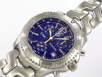 TAG Heuer Link Chronograph CT1110.BA0550 blue dial with date