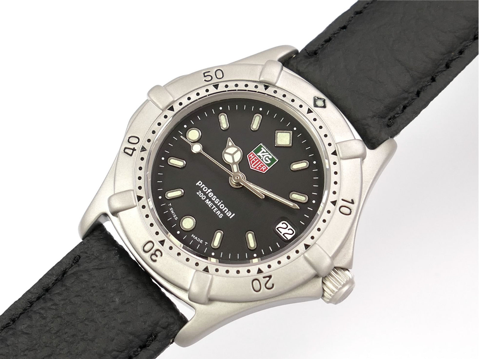 TAG Heuer 2000 Classic Black 962.013-2 Mid Size – SWWatches