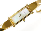 Gucci 1500L White Mother of Pearl Dial 18k Gold