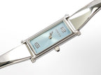 Gucci 1500L Blue Rectangular sunburst Dial