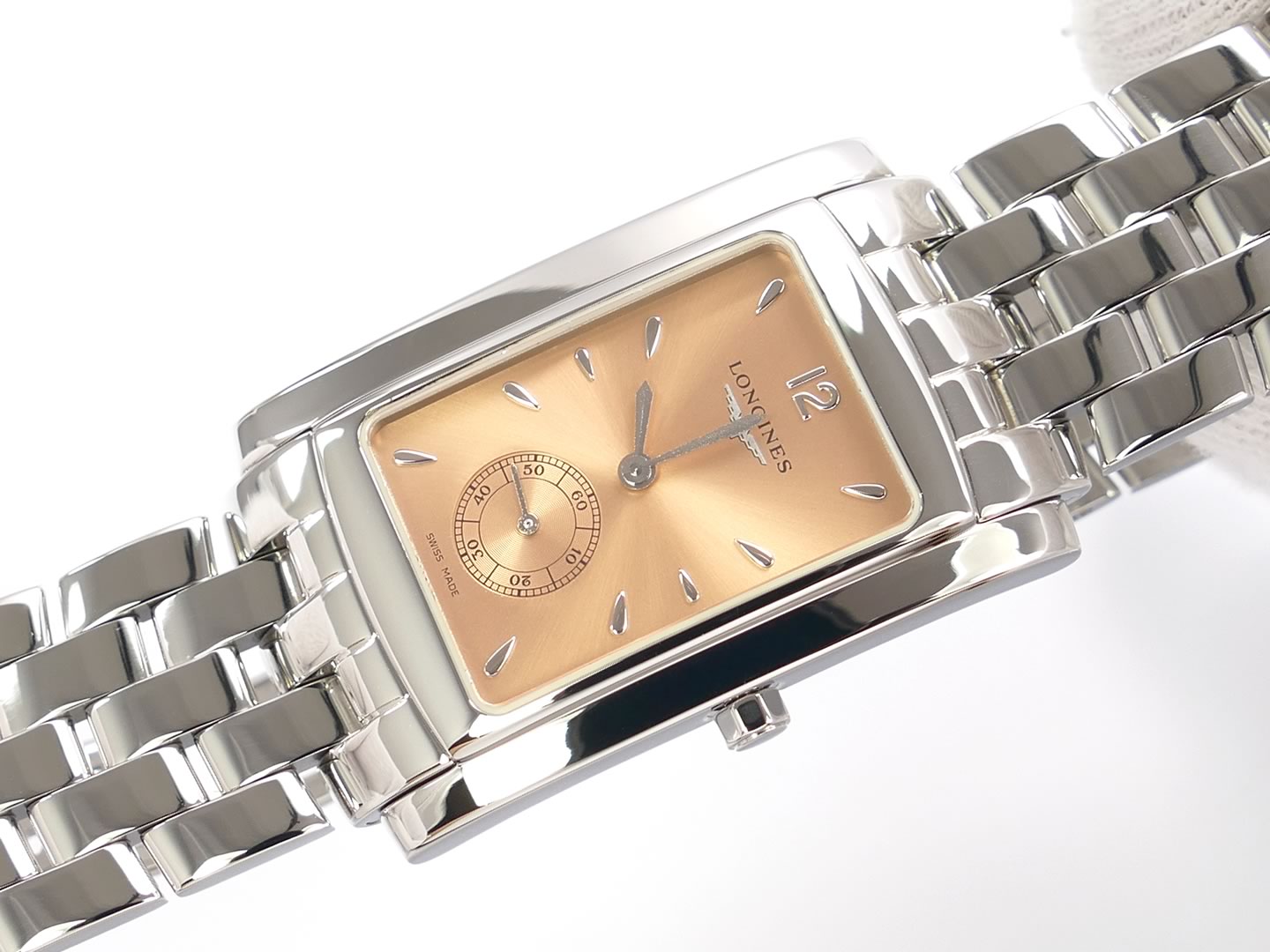 Longines DolceVita Copper Sunburst Dial L5.655.4.96.6 seconds sub dial
