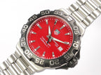 TAG Heuer Formula 1 Red Dial WAH1112.BA0850 F1 date