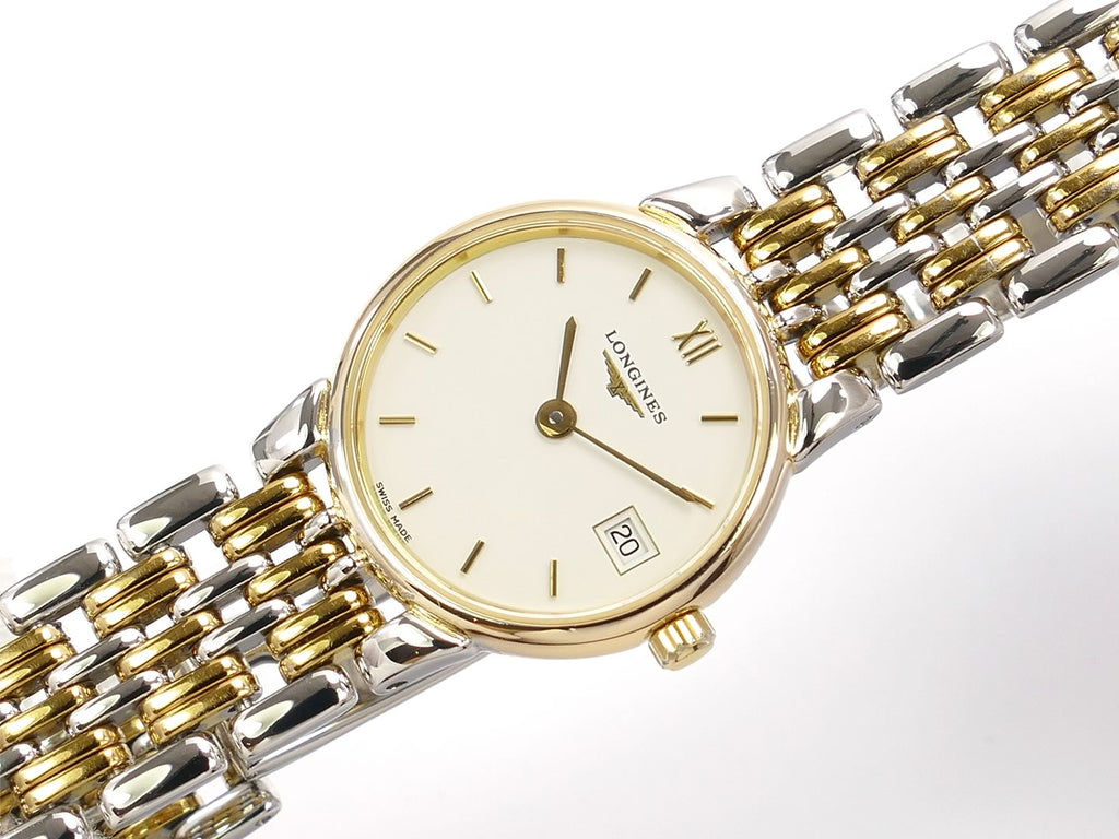 Longines Flagship Stainless Steel & 18k Gold with Date 
