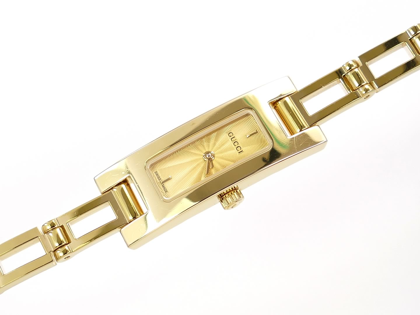 Gucci 3900L Champagne Rectangular Dial Quartz