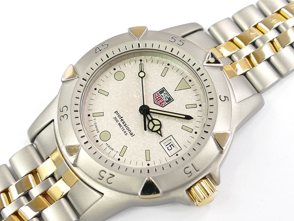 TAG Heuer 1500 Granite Dial w/ 18k Gold - Obama model WD1221-K-20