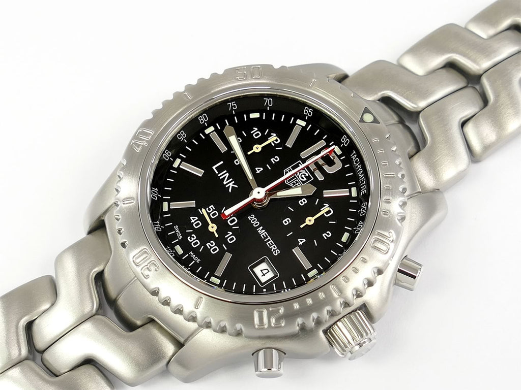 TAG Heuer Link Black CT1111.BA0550 Bourne Identity chrono with date