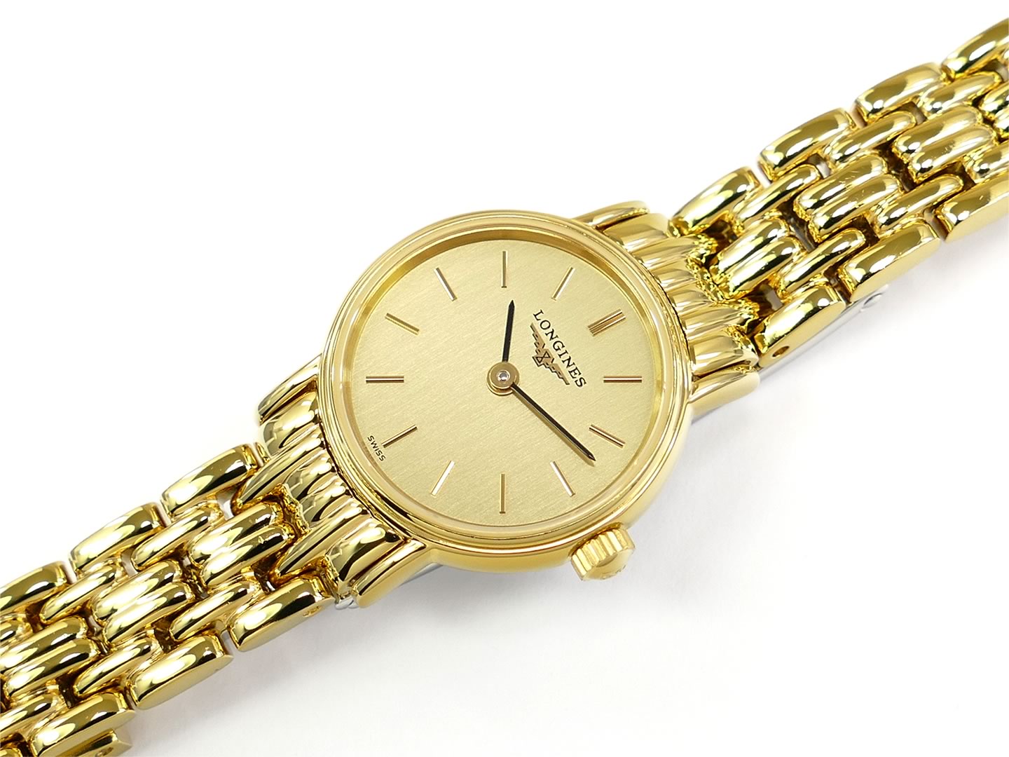 Longines Présence Champagne Dial L4.219.2.32.8 All 18k Gold