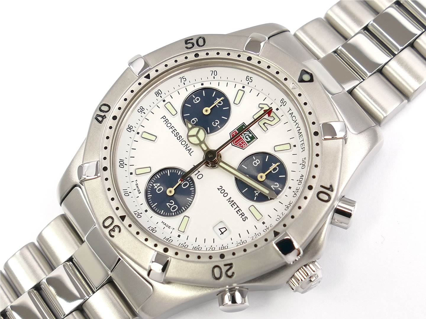 TAG Heuer 2000 Classic Chronograph CK1111.BA0328 white / blue chrono