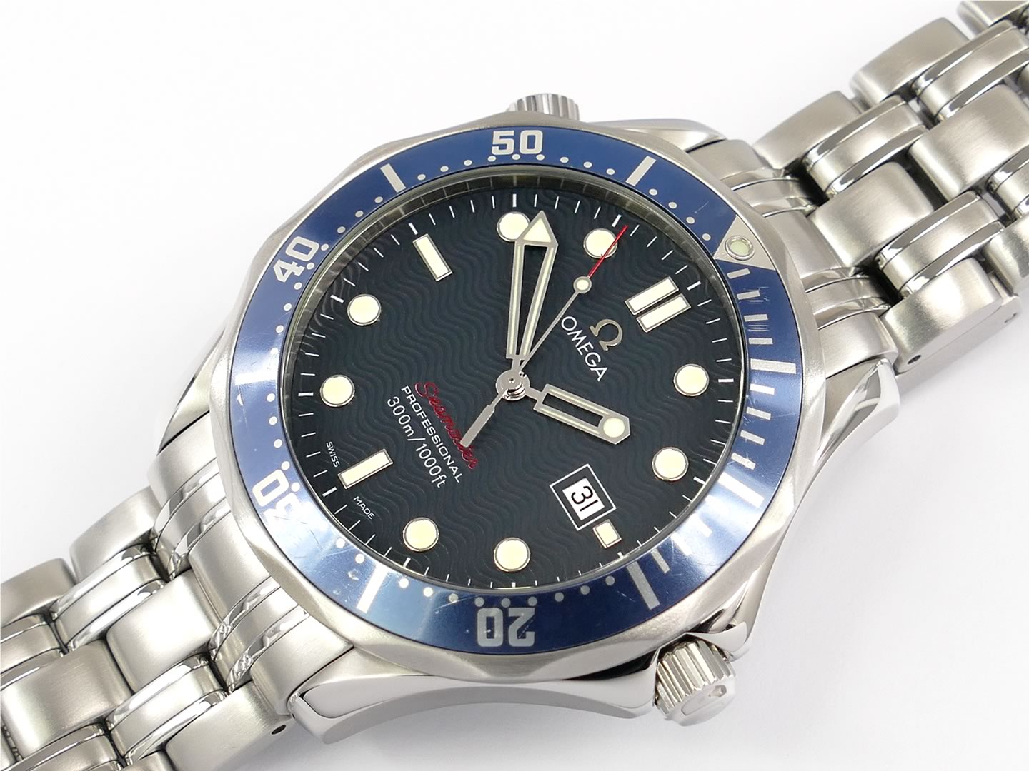Omega Seamaster 300M Blue Wave Dial 2221.80.00