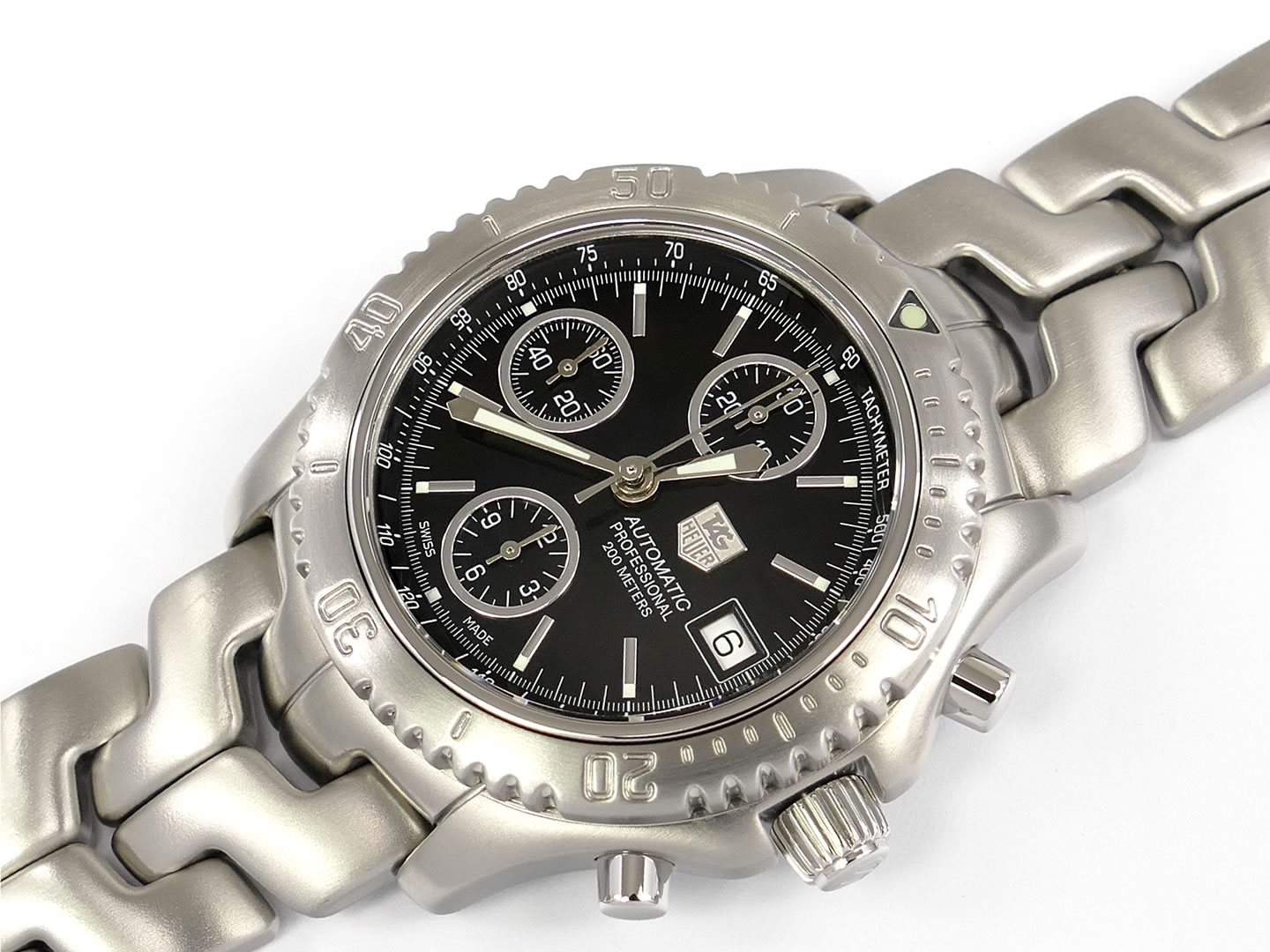 TAG Heuer Link CT2111.BA0550 date and tachymeter