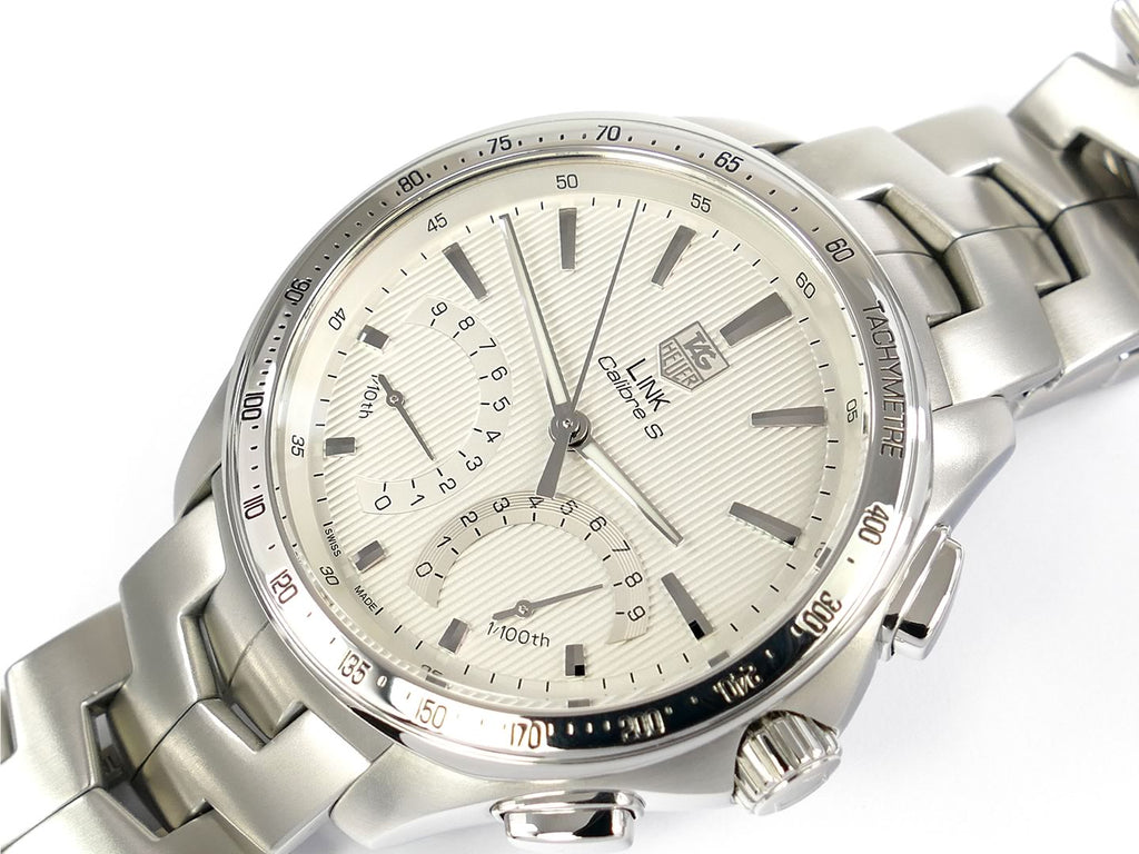 TAG Heuer Link Quartz Calibre S Silver Chronograph CAT7011.BA0952 with Date