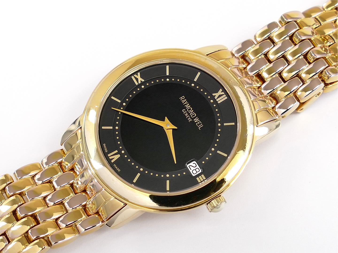 Raymond Weil Tradition 18k Gold Plated 5598 – SWWatches