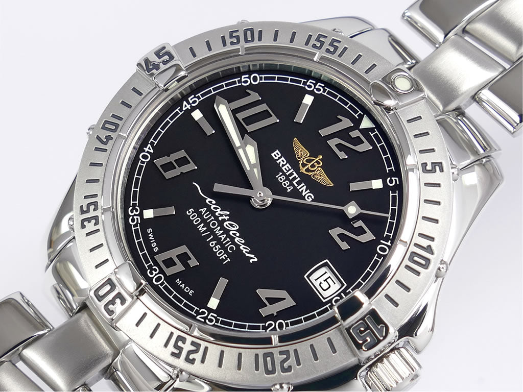 Breitling Aeromarine Colt Ocean A17350 black dial automatic