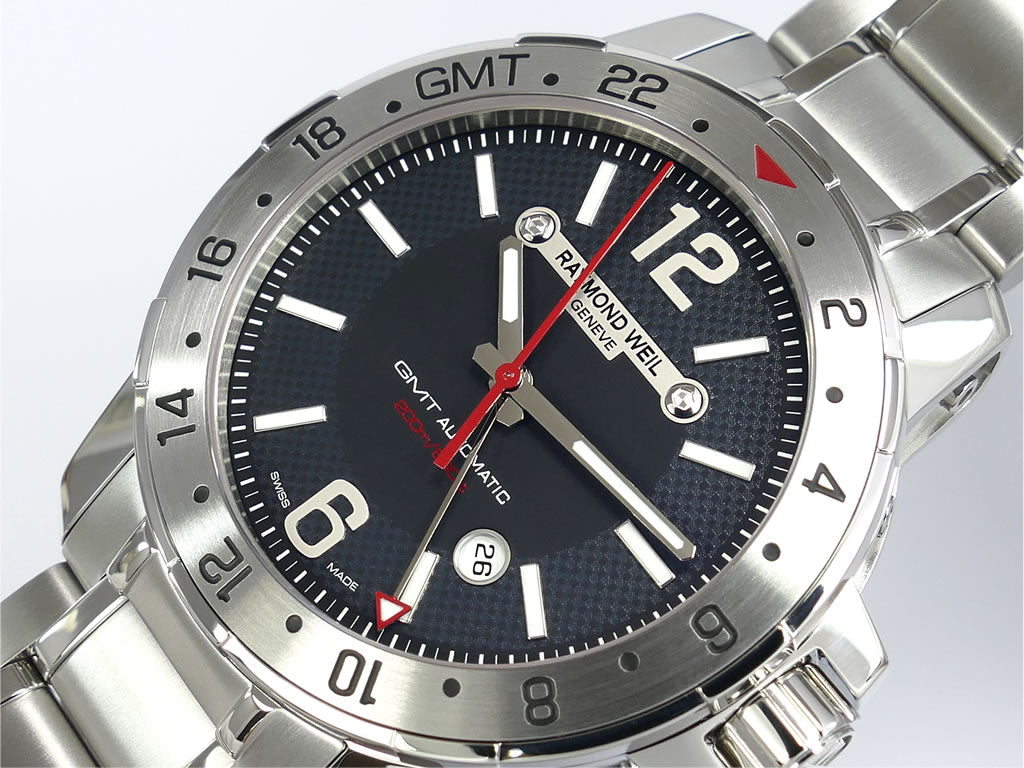 Raymond Weil Nabucco GMT 3800-ST-05207 black dial