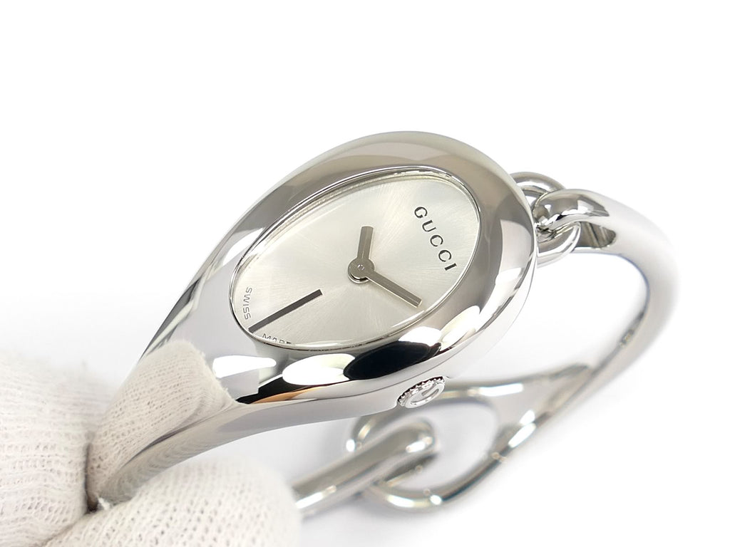 Gucci Horsebit 103 Silver Sunburst Dial YA103506
