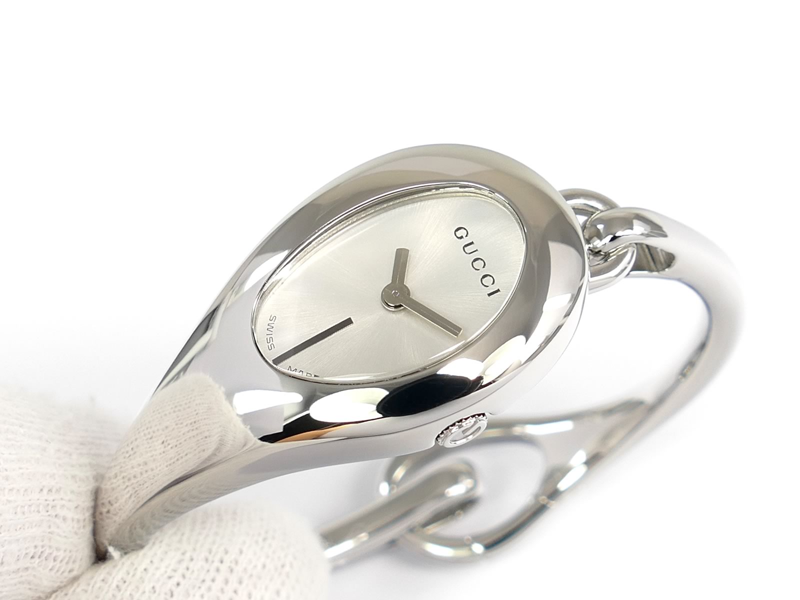 Gucci Horsebit 103 Silver Sunburst Dial YA103506