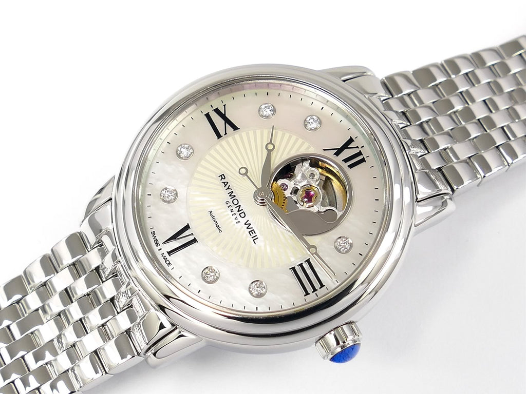 Raymond Weil Maestro White Mother of Pearl & Diamonds 2627-ST-00994