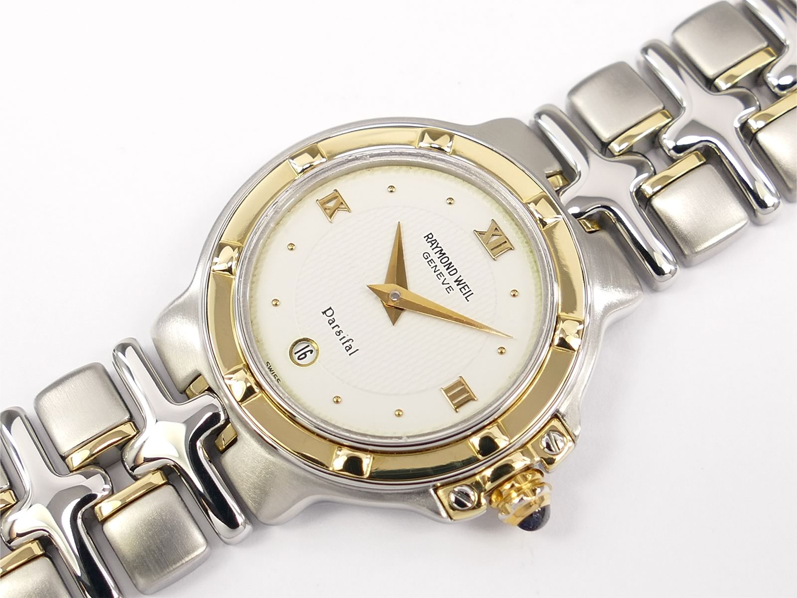 Raymond Weil Parsifal Solid 18k Gold 9990 White Roman Numeral Dial