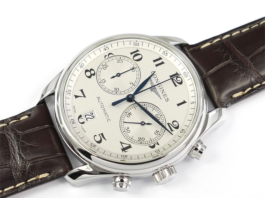Longines Master Chronograph L2.629.4 Silver Arabic 