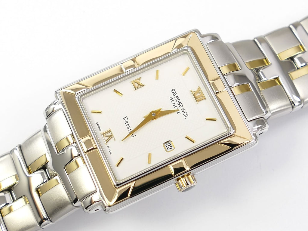 Raymond Weil Parsifal rectangular case 9330-STG-00307 with date