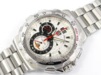 TAG Heuer Formula 1 Indy 500 Chronograph CAH101B.BA0854 silver dial with tachymeter bezel